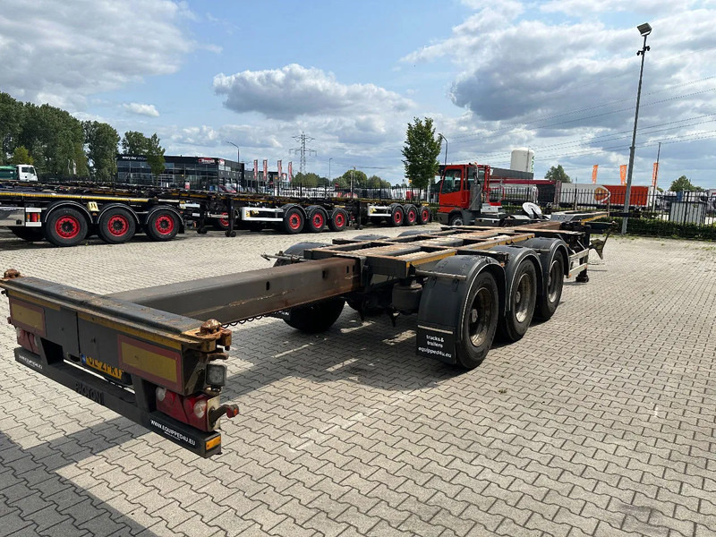 Pacton FLEX XL 45FT HC multi (2x extendable), liftaxle, SAF + DRUM, NL-chassis - Semi-reboque transportador de contêineres/ Caixa móvel: foto 5 Pacton FLEX XL 45FT HC multi (2x extendable), liftaxle, SAF + DRUM, NL-chassis - Semi-reboque transportador de contêineres/ Caixa móvel: foto 5