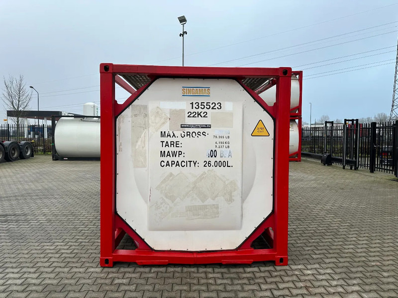 SINGAMAS 20FT ISO, 26.000L/1-COMP/3 BAFFELS/3 manholes, 5Y inspection: 06/2027 - Depósito de armazenamento: foto 5 SINGAMAS 20FT ISO, 26.000L/1-COMP/3 BAFFELS/3 manholes, 5Y inspection: 06/2027 - Depósito de armazenamento: foto 5