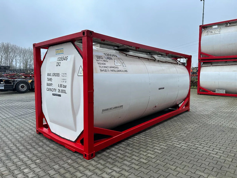 SINGAMAS 20FT ISO, 26.000L/1-COMP/3 BAFFELS/3 manholes, 5Y inspection: 06/2027 - Depósito de armazenamento: foto 4 SINGAMAS 20FT ISO, 26.000L/1-COMP/3 BAFFELS/3 manholes, 5Y inspection: 06/2027 - Depósito de armazenamento: foto 4