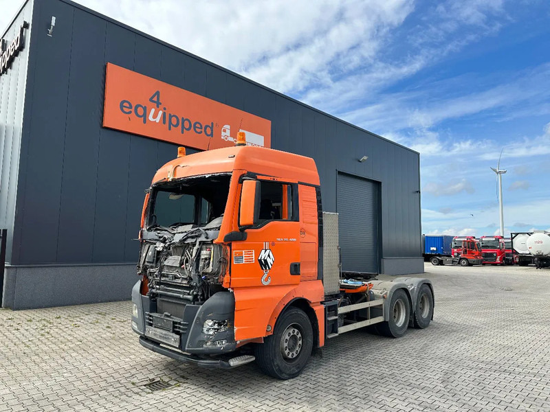 MAN TGX 26.480 6x4, MANUAL GEARBOX, ONLY CABIN DAMAGE, 231.000KM - Tractor: foto 1 MAN TGX 26.480 6x4, MANUAL GEARBOX, ONLY CABIN DAMAGE, 231.000KM - Tractor: foto 1