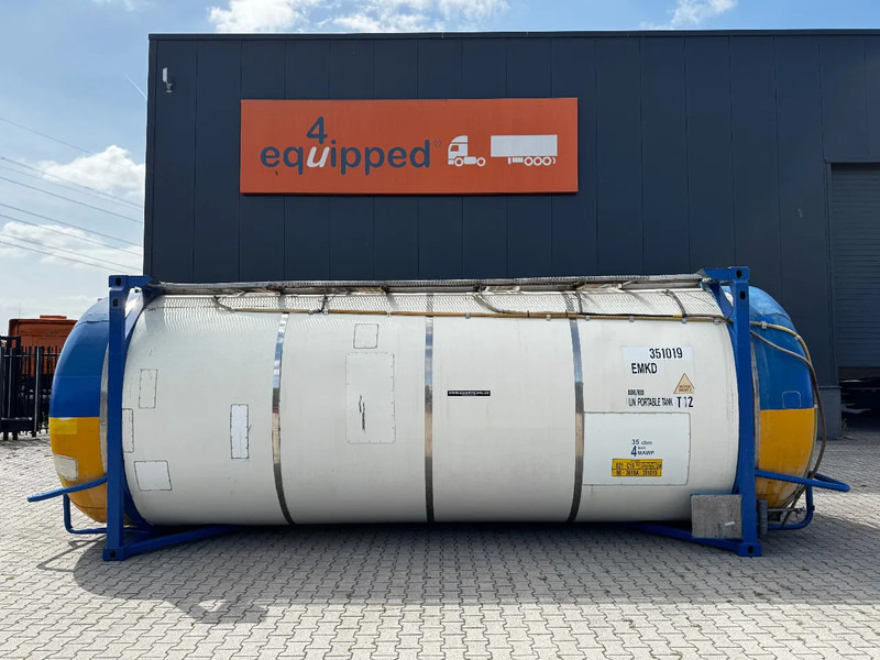 UBH 20FT SWAP 34.570L, 4 baffles / 5 holes / T12 / 5Y-test valid till 07/2026 - Contentor cisterna: foto 2 UBH 20FT SWAP 34.570L, 4 baffles / 5 holes / T12 / 5Y-test valid till 07/2026 - Contentor cisterna: foto 2