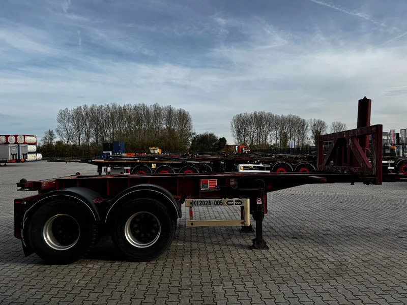 Van Hool 2 AXLE 20FT TIPPING-CHASSIS / TWIN-TIRES / BPW + DISC / ALCOA - Semi-reboque transportador de contêineres/ Caixa móvel: foto 4 Van Hool 2 AXLE 20FT TIPPING-CHASSIS / TWIN-TIRES / BPW + DISC / ALCOA - Semi-reboque transportador de contêineres/ Caixa móvel: foto 4