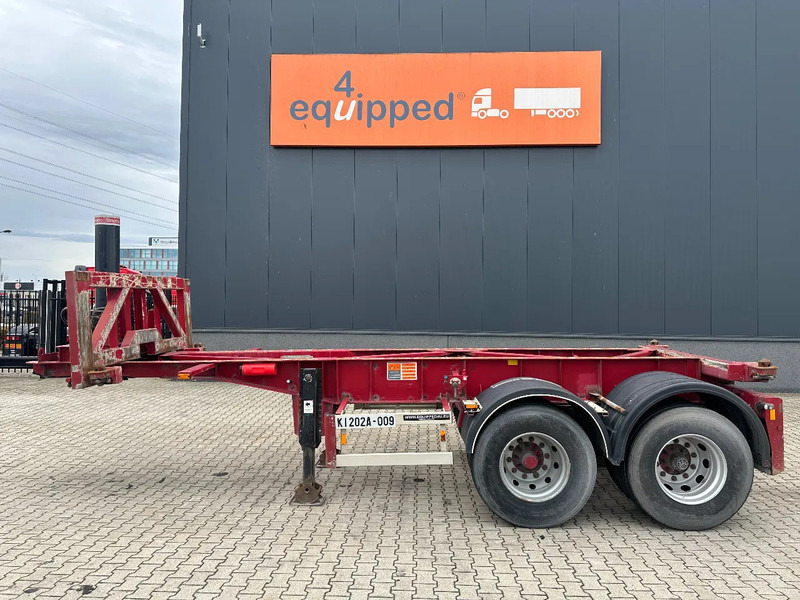 Van Hool 2 AXLE 20FT TIPPING-CHASSIS, TWIN-TIRES, BPW + DRUM, ALCOA - Semi-reboque transportador de contêineres/ Caixa móvel: foto 2 Van Hool 2 AXLE 20FT TIPPING-CHASSIS, TWIN-TIRES, BPW + DRUM, ALCOA - Semi-reboque transportador de contêineres/ Caixa móvel: foto 2