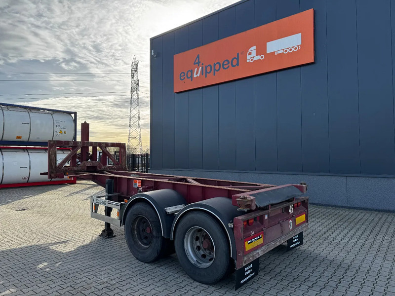 Van Hool 2 AXLE 20FT TIPPING-CHASSIS, TWIN-TIRES, BPW + DRUM, ALCOA, MOT 7/2026 - Semi-reboque transportador de contêineres/ Caixa móvel: foto 4 Van Hool 2 AXLE 20FT TIPPING-CHASSIS, TWIN-TIRES, BPW + DRUM, ALCOA, MOT 7/2026 - Semi-reboque transportador de contêineres/ Caixa móvel: foto 4