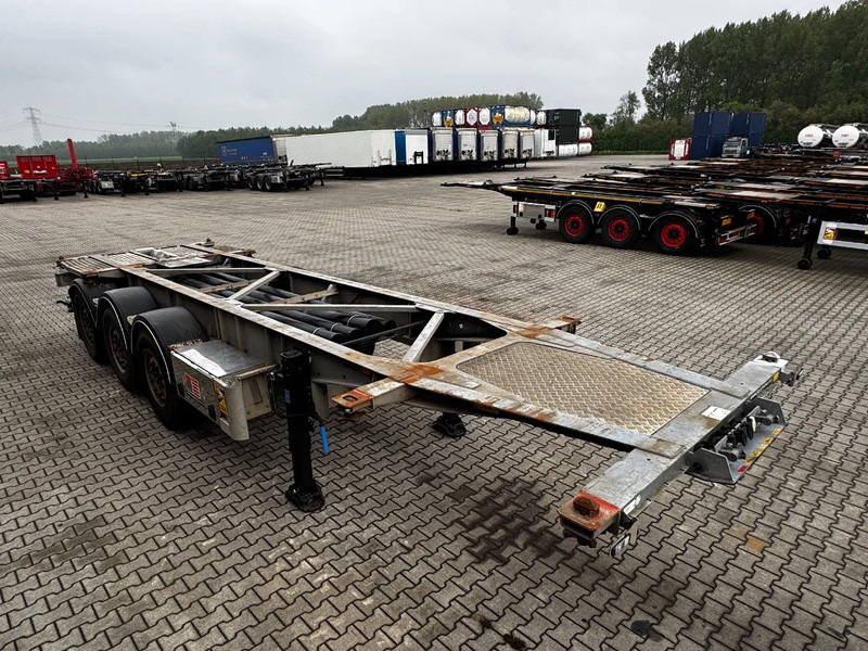 Van Hool 20FT/30FT ADR (EX/II, EX/III, FL, AT), disc brakes, 2 liftaxles, galvanized, ALCOA, NL-Chassis - Semi-reboque transportador de contêineres/ Caixa móvel: foto 4 Van Hool 20FT/30FT ADR (EX/II, EX/III, FL, AT), disc brakes, 2 liftaxles, galvanized, ALCOA, NL-Chassis - Semi-reboque transportador de contêineres/ Caixa móvel: foto 4