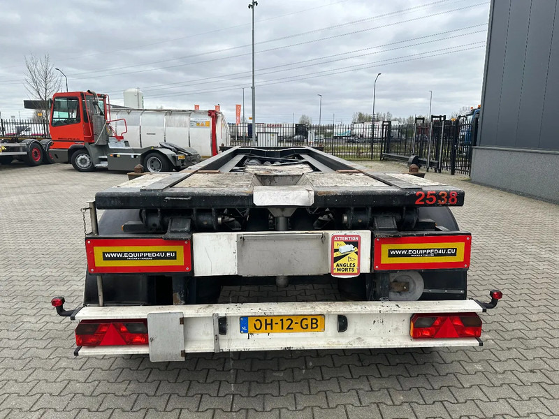 Semi-reboque transportador de contêineres/ Caixa móvel Van Hool 20FT Tipping-chassis, ADR (EX/II, EX/III, FL, AT, OX), SAF, 2 liftaxles, APK/ADR: 06-2026: foto 19