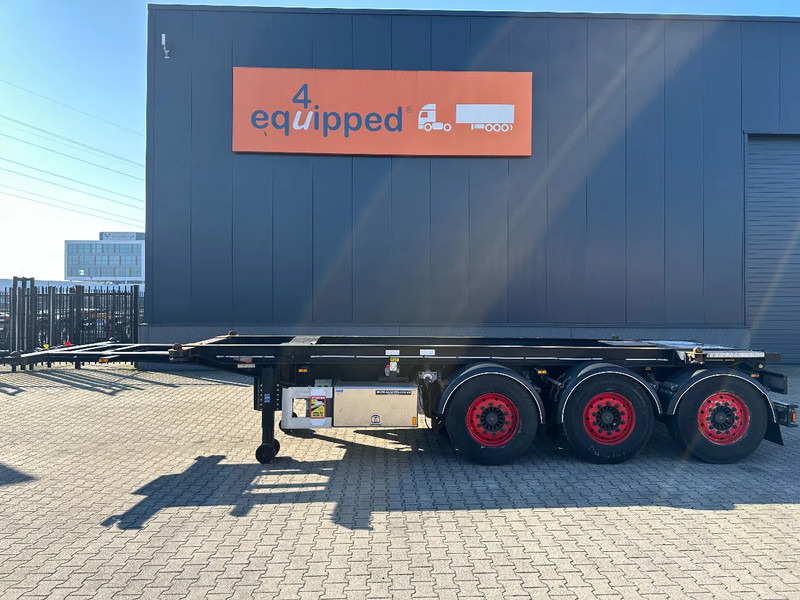 Van Hool 20FT Tipping-chassis, ADR (EX/II, EX/III, FL, AT), SAF, 2 liftaxles, APK/ADR: 06-2025 - Semi-reboque transportador de contêineres/ Caixa móvel: foto 3 Van Hool 20FT Tipping-chassis, ADR (EX/II, EX/III, FL, AT), SAF, 2 liftaxles, APK/ADR: 06-2025 - Semi-reboque transportador de contêineres/ Caixa móvel: foto 3