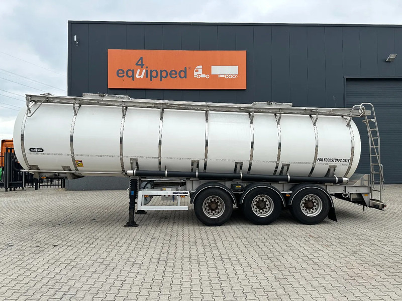 Van Hool FOOD / RVS chassis / empty weight: 5.860kg / 29.500L / 1-comp.+ 1 baffel / discbrakes / NL / APK: 02/2026 - Semi-reboque cisterna: foto 2 Van Hool FOOD / RVS chassis / empty weight: 5.860kg / 29.500L / 1-comp.+ 1 baffel / discbrakes / NL / APK: 02/2026 - Semi-reboque cisterna: foto 2