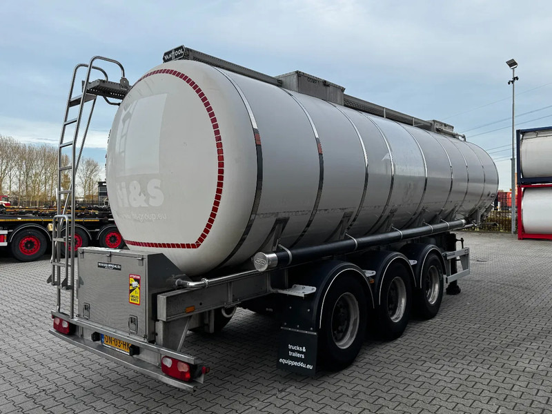 Van Hool LEVENSMIDDEL / RVS Rahmen / Leergewicht: 5.860kg / 29.500L / 1-Kammer+ 1 Schwallwand / Scheibebremse / NL / APK 03-2026 - Semi-reboque cisterna: foto 3 Van Hool LEVENSMIDDEL / RVS Rahmen / Leergewicht: 5.860kg / 29.500L / 1-Kammer+ 1 Schwallwand / Scheibebremse / NL / APK 03-2026 - Semi-reboque cisterna: foto 3