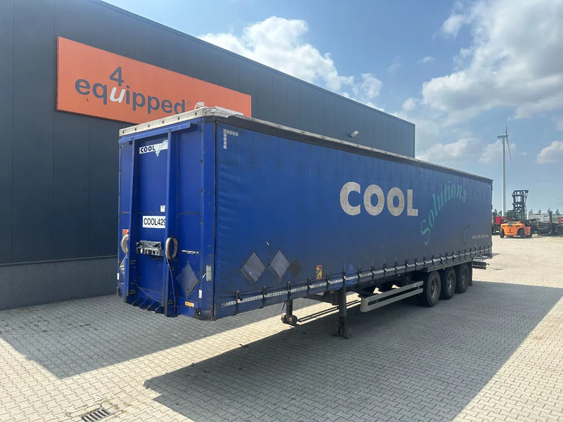 Semi-reboque de lona Van Hool verzinkt, BPW + Trommelbremsen, alu Bordwände, Code-XL, 10x vorhanden: foto 1