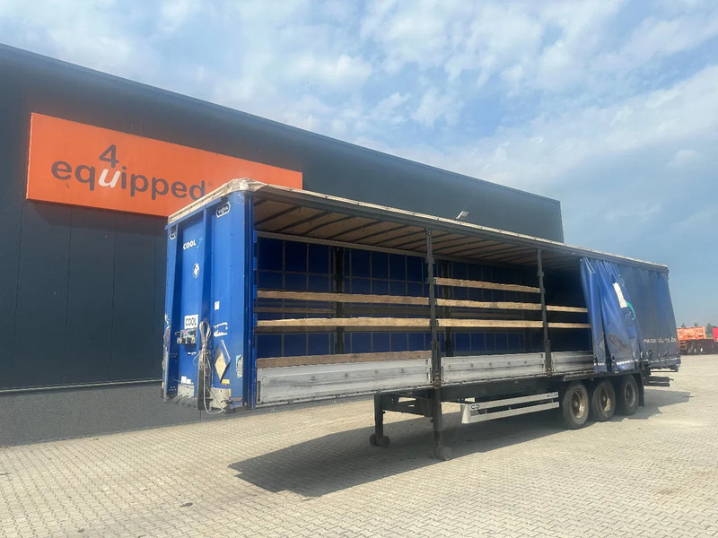 Van Hool verzinkt, BPW + trommelremmen, alu zijborden, Code-XL, 10x beschikbaar - Semi-reboque de lona: foto 1 Van Hool verzinkt, BPW + trommelremmen, alu zijborden, Code-XL, 10x beschikbaar - Semi-reboque de lona: foto 1