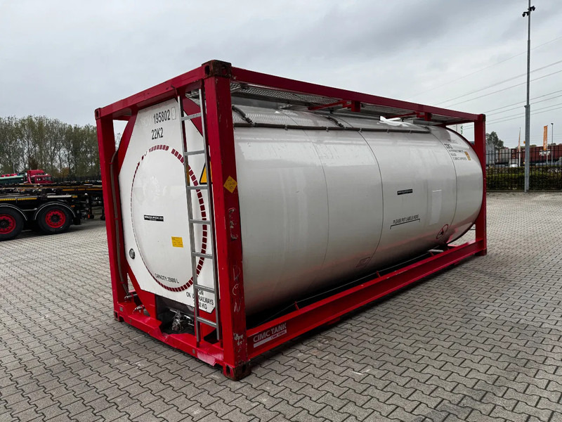 Welfit Oddy 20FT ISO, 24.990L / 1-COMP / 3 BAFFELS / T11 / 22K2 / 4 manholes / 5Y- + CSC-inspection valid until 04/2028 - Depósito de armazenamento: foto 4 Welfit Oddy 20FT ISO, 24.990L / 1-COMP / 3 BAFFELS / T11 / 22K2 / 4 manholes / 5Y- + CSC-inspection valid until 04/2028 - Depósito de armazenamento: foto 4