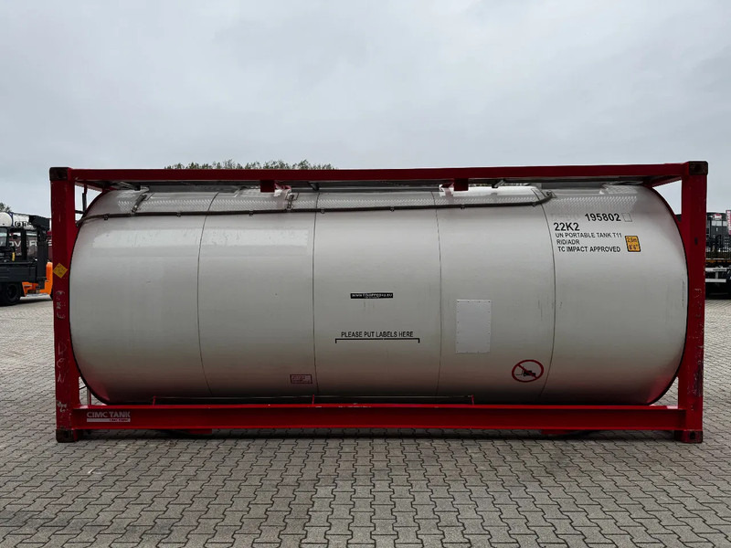 Welfit Oddy 20FT ISO, 24.990L / 1-COMP / 3 BAFFELS / T11 / 22K2 / 4 manholes / 5Y- + CSC-inspection valid until 04/2028 - Depósito de armazenamento: foto 3 Welfit Oddy 20FT ISO, 24.990L / 1-COMP / 3 BAFFELS / T11 / 22K2 / 4 manholes / 5Y- + CSC-inspection valid until 04/2028 - Depósito de armazenamento: foto 3