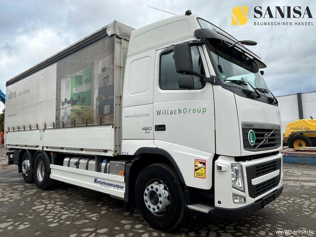 Volvo FH 420/Edscha/Schiebe/Globetrotter/Airtube - Camião de lona: foto 1 Volvo FH 420/Edscha/Schiebe/Globetrotter/Airtube - Camião de lona: foto 1