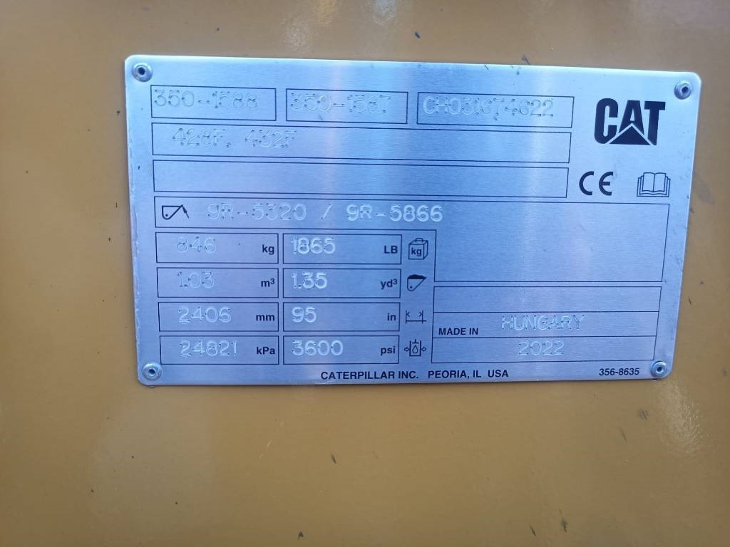 Retroescavadeira CAT 432: foto 14