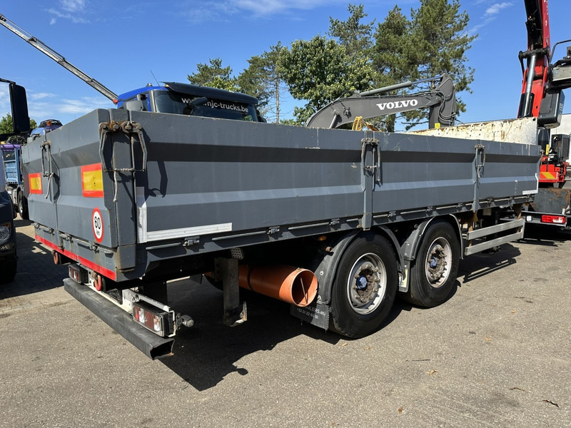 A&D ZA 18 2-AS AANHANGER - 6m50 - GROTE WIELEN - BELGISCHE PAPIEREN - LUCHTVERING / AIR SUSPENSION - Reboque plataforma/ Caixa aberta: foto 2 A&D ZA 18 2-AS AANHANGER - 6m50 - GROTE WIELEN - BELGISCHE PAPIEREN - LUCHTVERING / AIR SUSPENSION - Reboque plataforma/ Caixa aberta: foto 2