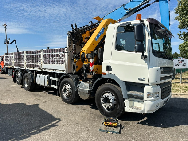 DAF CF 85.360 8x2 + CRANE (25m!) EFFER 305 6S + JIB 4S + ROTATOR - PLATORM 7m60 - LIFT + STEERING AXLE - EURO 5 - BE - Camião grua: foto 2 DAF CF 85.360 8x2 + CRANE (25m!) EFFER 305 6S + JIB 4S + ROTATOR - PLATORM 7m60 - LIFT + STEERING AXLE - EURO 5 - BE - Camião grua: foto 2