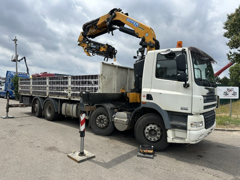 DAF CF 85.360 8x2 + CRANE (25m!) EFFER 305 6S + JIB 4S + ROTATOR - PLATORM 7m60 - LIFT + STEERING AXLE - EURO 5 - BE - Camião grua: foto 2 DAF CF 85.360 8x2 + CRANE (25m!) EFFER 305 6S + JIB 4S + ROTATOR - PLATORM 7m60 - LIFT + STEERING AXLE - EURO 5 - BE - Camião grua: foto 2