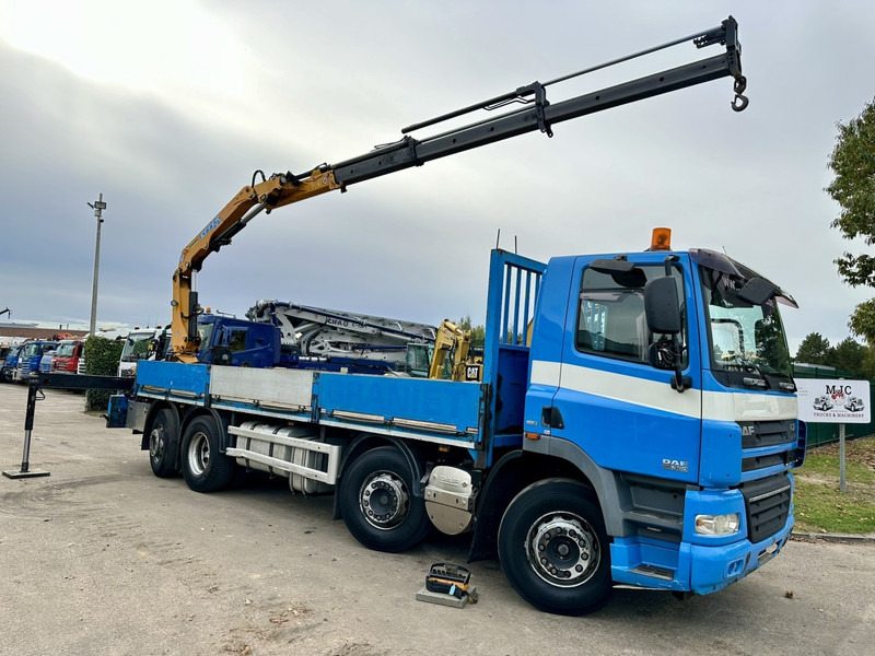 DAF CF 85.360 8x2 PRITSCHE 7m35 + KRAN EFFER 165-3S + RADIO - MANUAL GEARBOX ZF - EURO 5 - BE TRUCK - Camião de caixa aberta/ Plataforma, Camião grua: foto 2 DAF CF 85.360 8x2 PRITSCHE 7m35 + KRAN EFFER 165-3S + RADIO - MANUAL GEARBOX ZF - EURO 5 - BE TRUCK - Camião de caixa aberta/ Plataforma, Camião grua: foto 2