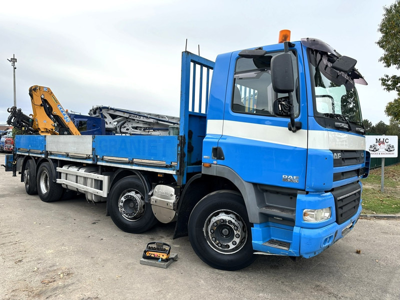 DAF CF 85.360 8x2 PRITSCHE 7m35 + KRAN EFFER 165-3S + RADIO - MANUAL GEARBOX ZF - EURO 5 - BE TRUCK - Camião de caixa aberta/ Plataforma, Camião grua: foto 1 DAF CF 85.360 8x2 PRITSCHE 7m35 + KRAN EFFER 165-3S + RADIO - MANUAL GEARBOX ZF - EURO 5 - BE TRUCK - Camião de caixa aberta/ Plataforma, Camião grua: foto 1