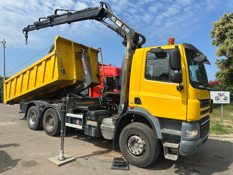 DAF CF 85.410 6X4 21T HOOKLIFT + CRANE HIAB 166-3 HIPRO + ROTATOR - 5/6F - RETARDER - TÜV 10/2025 - EURO 5 - BE TRUCK - Camião polibenne, Camião grua: foto 1 DAF CF 85.410 6X4 21T HOOKLIFT + CRANE HIAB 166-3 HIPRO + ROTATOR - 5/6F - RETARDER - TÜV 10/2025 - EURO 5 - BE TRUCK - Camião polibenne, Camião grua: foto 1