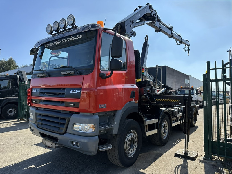 DAF CF 85.410 8x4 HOOKLIFT + CRANE HIAB 244 EP-3 HIDUO - Radio - Rotator - RETARDER - EURO 4 - BIG AXLES HUB REDUCTION - Camião polibenne, Camião grua: foto 5 DAF CF 85.410 8x4 HOOKLIFT + CRANE HIAB 244 EP-3 HIDUO - Radio - Rotator - RETARDER - EURO 4 - BIG AXLES HUB REDUCTION - Camião polibenne, Camião grua: foto 5