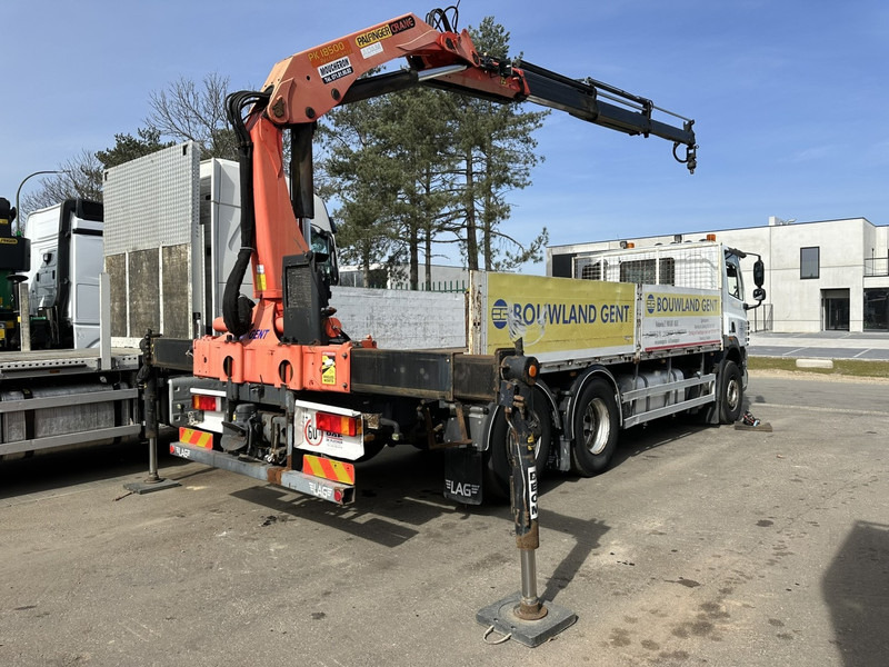 Camião de caixa aberta/ Plataforma, Camião grua DAF CF 85.460 6x2 LIFT+LENK ACHSE  + KRAN PALFINGER PK 18500 (3x) + RADIO + ROTATOR - EURO 5 - AS TRONIC - BE TRUCK: foto 9