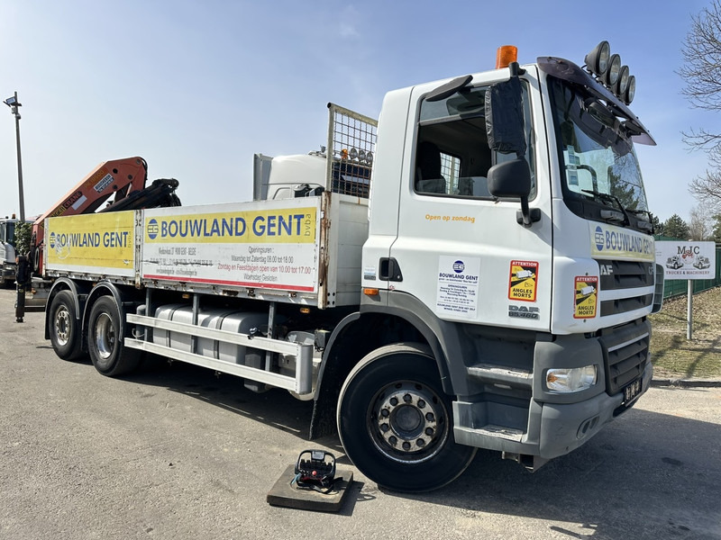 DAF CF 85.460 6x2 LIFT+LENK ACHSE + KRAN PALFINGER PK 18500 (3x) + RADIO + ROTATOR - EURO 5 - AS TRONIC - BE TRUCK - Camião de caixa aberta/ Plataforma, Camião grua: foto 1 DAF CF 85.460 6x2 LIFT+LENK ACHSE + KRAN PALFINGER PK 18500 (3x) + RADIO + ROTATOR - EURO 5 - AS TRONIC - BE TRUCK - Camião de caixa aberta/ Plataforma, Camião grua: foto 1