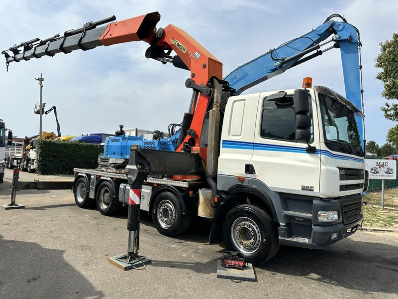 DAF CF 85.480 8x4 + CRANE PALFINGER PK90002 F (7x) - MANUAL ZF - RETARDER - BIG AXLES / HUB REDUCTION - STEEL SPRING - Camião grua: foto 1 DAF CF 85.480 8x4 + CRANE PALFINGER PK90002 F (7x) - MANUAL ZF - RETARDER - BIG AXLES / HUB REDUCTION - STEEL SPRING - Camião grua: foto 1