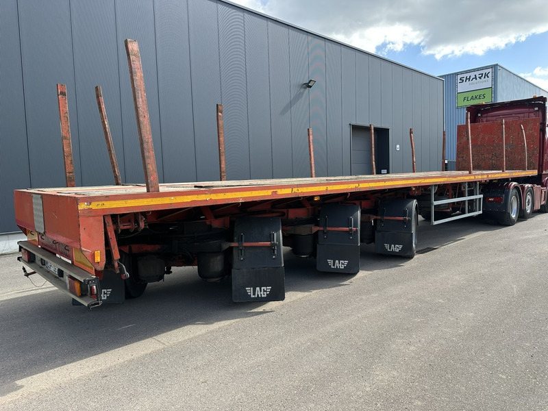 Faymonville T5AZG 48T - 28m! TELEMAX / TELETRAILER - 3 HYDR STEERING AXLES - BPW - BELGIAN REGISTRATION - Semi-reboque plataforma/ Caixa aberta: foto 5 Faymonville T5AZG 48T - 28m! TELEMAX / TELETRAILER - 3 HYDR STEERING AXLES - BPW - BELGIAN REGISTRATION - Semi-reboque plataforma/ Caixa aberta: foto 5