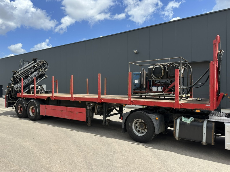 Kwb 2-AS KRAANWAGEN + HIAB 377 E-4 HIPRO + JIB 100X-3 + RADIO + ROTATOR - SAF assen - LUCHTVERING - BELGISCHE KENTEKEN - Semi-reboque plataforma/ Caixa aberta: foto 2 Kwb 2-AS KRAANWAGEN + HIAB 377 E-4 HIPRO + JIB 100X-3 + RADIO + ROTATOR - SAF assen - LUCHTVERING - BELGISCHE KENTEKEN - Semi-reboque plataforma/ Caixa aberta: foto 2
