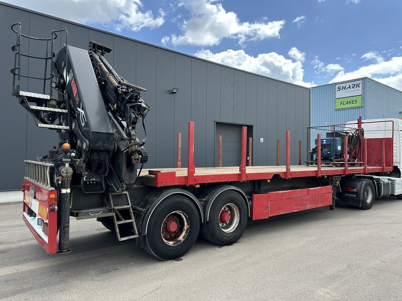 Kwb 2-AXLES PLATFORM + CRANE + HIAB 377 E-4 HIPRO + JIB 100X-3 + RADIO + ROTATOR - SAF axles - AIR SUSPENISION - BELGIAN REG. - Semi-reboque plataforma/ Caixa aberta: foto 1 Kwb 2-AXLES PLATFORM + CRANE + HIAB 377 E-4 HIPRO + JIB 100X-3 + RADIO + ROTATOR - SAF axles - AIR SUSPENISION - BELGIAN REG. - Semi-reboque plataforma/ Caixa aberta: foto 1
