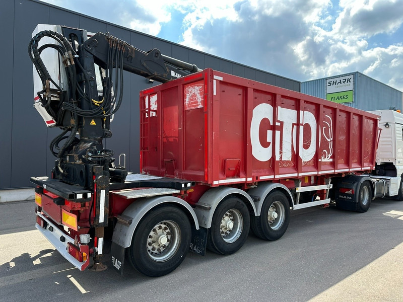 LAG 3-AXLES ALU BOX + CRANE JONSORED 1090 DT-CORTO + CABIN - 2x EXTENDABLE - 5/6 F - BELGIAN PAPERS - Semi-reboque plataforma/ Caixa aberta: foto 5 LAG 3-AXLES ALU BOX + CRANE JONSORED 1090 DT-CORTO + CABIN - 2x EXTENDABLE - 5/6 F - BELGIAN PAPERS - Semi-reboque plataforma/ Caixa aberta: foto 5