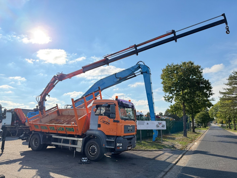 MAN TGA 18.310 4x4 Hydro-drive 2-SEITEN KIPPER + KRAN ATLAS 165 (4x) + RADIO - BE truck - Camião basculante, Camião grua: foto 1 MAN TGA 18.310 4x4 Hydro-drive 2-SEITEN KIPPER + KRAN ATLAS 165 (4x) + RADIO - BE truck - Camião basculante, Camião grua: foto 1