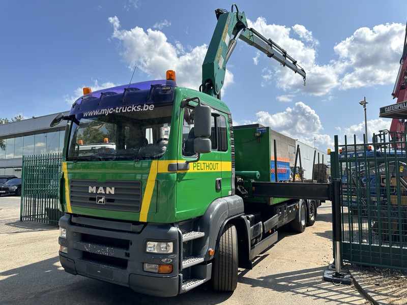 MAN TGA 26.360 6X2 BL + CRANE PALFINGER PK 18500 (4x) - LIFT + STEERING AXLE - PLATFORM 7m75 - MANUAL GEARBOX - Camião grua: foto 5 MAN TGA 26.360 6X2 BL + CRANE PALFINGER PK 18500 (4x) - LIFT + STEERING AXLE - PLATFORM 7m75 - MANUAL GEARBOX - Camião grua: foto 5