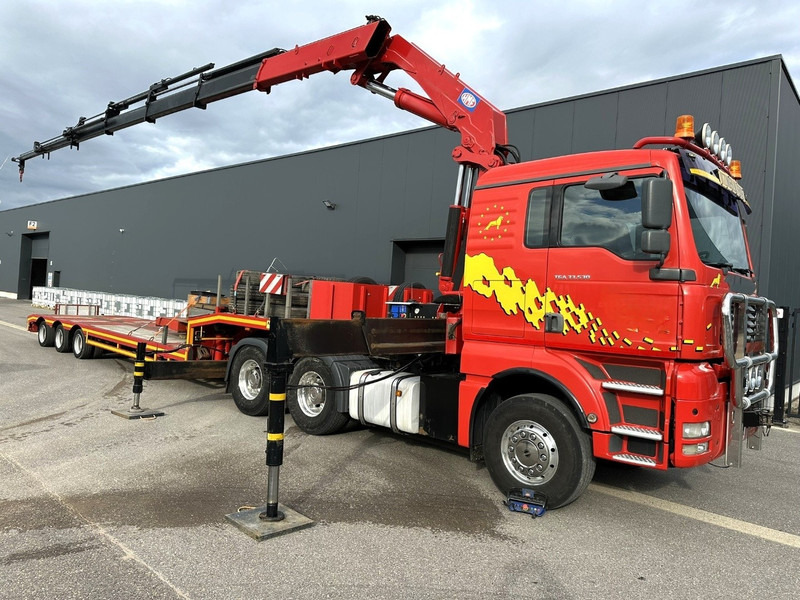 Camião grua MAN TGA 33.530 6x4 - 90T + CRANE HMF 3720 K6 (17.3m) - RETARDER - MANUAL ZF - EURO 3 - 590.000km - ALCOA -  BIG AXLES HUB REDUCTION - BE TRUCK - TOP CONDITION: foto 1