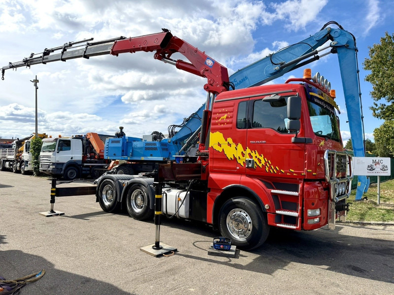 MAN TGA 33.530 6x4 - 90T + CRANE HMF 3720 K6 (17.3m) - RETARDER - MANUAL ZF - EURO 3 - 590.000km - ALCOA - BIG AXLES HUB REDUCTION - BE TRUCK - TOP CONDITION - Camião grua: foto 1 MAN TGA 33.530 6x4 - 90T + CRANE HMF 3720 K6 (17.3m) - RETARDER - MANUAL ZF - EURO 3 - 590.000km - ALCOA - BIG AXLES HUB REDUCTION - BE TRUCK - TOP CONDITION - Camião grua: foto 1