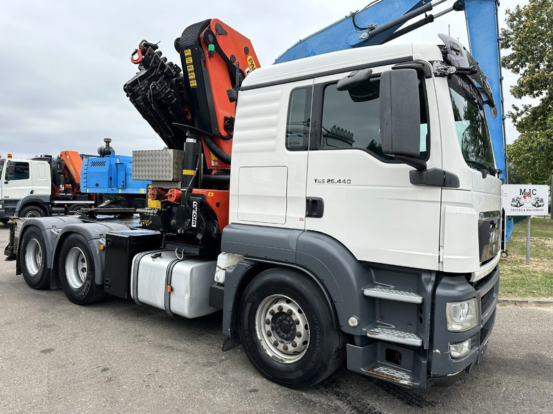 MAN TGS 26.440 6X4 + (22m) CRANE PALFINGER PK62002 E 6x H + 1ME - RETARDER - EURO 5 - BE TRUCK - Camião grua: foto 2 MAN TGS 26.440 6X4 + (22m) CRANE PALFINGER PK62002 E 6x H + 1ME - RETARDER - EURO 5 - BE TRUCK - Camião grua: foto 2