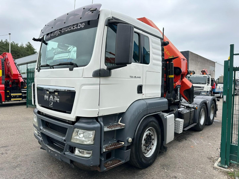 MAN TGS 26.440 6X4 + (22m) CRANE PALFINGER PK62002 E 6x H + 1ME - RETARDER - EURO 5 - BE TRUCK - Camião grua: foto 3 MAN TGS 26.440 6X4 + (22m) CRANE PALFINGER PK62002 E 6x H + 1ME - RETARDER - EURO 5 - BE TRUCK - Camião grua: foto 3