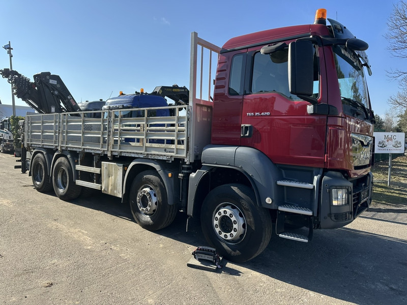 MAN TGS 35.420 8x4 + CRANE HIAB X-HIPRO 302 EP-5 - 192.000km - ROTATOR - 5/6 F - PLATFORM 6m55 - AIR SUSPENSION - TUV 06/2025 - TOP CONDITION - Camião grua: foto 1 MAN TGS 35.420 8x4 + CRANE HIAB X-HIPRO 302 EP-5 - 192.000km - ROTATOR - 5/6 F - PLATFORM 6m55 - AIR SUSPENSION - TUV 06/2025 - TOP CONDITION - Camião grua: foto 1