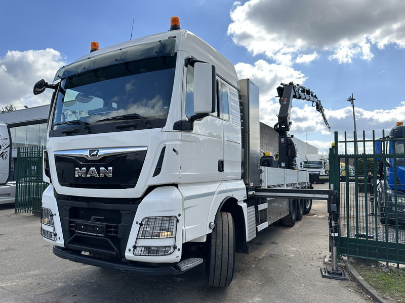 MAN TGX 35.420 8x4-4 TRIDEM + CRANE (26m!) HIAB X-HIPRO 408 E-5 + JIB 100X-5 - PLATFORM 6m40 - *306.245km* - BE TRUCK - Camião grua: foto 2 MAN TGX 35.420 8x4-4 TRIDEM + CRANE (26m!) HIAB X-HIPRO 408 E-5 + JIB 100X-5 - PLATFORM 6m40 - *306.245km* - BE TRUCK - Camião grua: foto 2