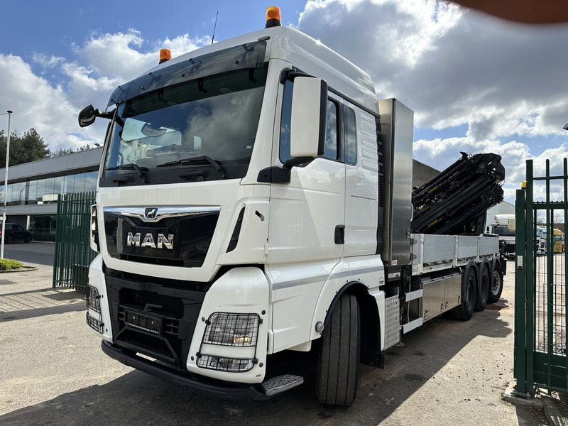 MAN TGX 35.420 8x4-4 TRIDEM PRTISCHE 6m40 + KRAN (26m!) HIAB X-HIPRO 408 E-5 + JIB 100X-5 - *306.245km* - BE TRUCK - Camião de caixa aberta/ Plataforma, Camião grua: foto 3 MAN TGX 35.420 8x4-4 TRIDEM PRTISCHE 6m40 + KRAN (26m!) HIAB X-HIPRO 408 E-5 + JIB 100X-5 - *306.245km* - BE TRUCK - Camião de caixa aberta/ Plataforma, Camião grua: foto 3