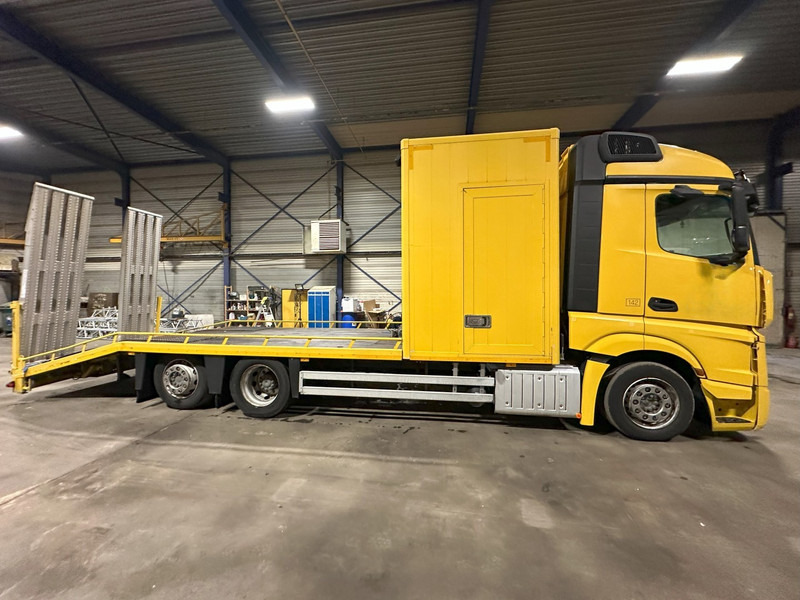 Mercedes-Benz ACTROS 2745 6x2 OPRIJWAGEN / AUTOTRANSPORTER / MACHINE TRANSPORTER - WINCH - 6m10 - EURO 5 - LIFT AXLE - HYDR RAMPS - NL TRUCK - Caminhão reboque: foto 5 Mercedes-Benz ACTROS 2745 6x2 OPRIJWAGEN / AUTOTRANSPORTER / MACHINE TRANSPORTER - WINCH - 6m10 - EURO 5 - LIFT AXLE - HYDR RAMPS - NL TRUCK - Caminhão reboque: foto 5
