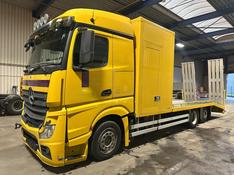 Mercedes-Benz ACTROS 2745 6x2 OPRIJWAGEN / AUTOTRANSPORTER / MACHINE TRANSPORTER - WINCH - 6m10 - EURO 5 - LIFT AXLE - HYDR RAMPS - NL TRUCK - Caminhão reboque: foto 2 Mercedes-Benz ACTROS 2745 6x2 OPRIJWAGEN / AUTOTRANSPORTER / MACHINE TRANSPORTER - WINCH - 6m10 - EURO 5 - LIFT AXLE - HYDR RAMPS - NL TRUCK - Caminhão reboque: foto 2