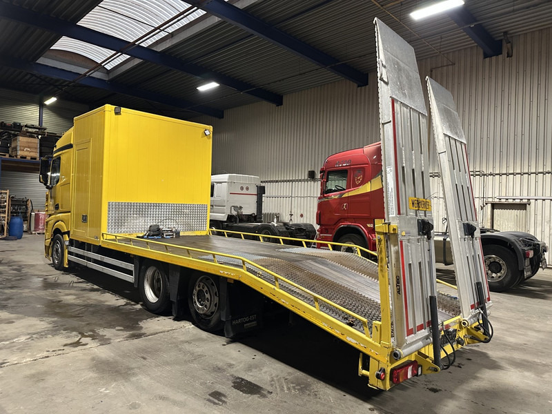 Mercedes-Benz ACTROS 2745 6x2 OPRIJWAGEN / AUTOTRANSPORTER / MACHINE TRANSPORTER - WINCH - 6m10 - EURO 5 - LIFT AXLE - HYDR RAMPS - NL TRUCK - Caminhão reboque: foto 3 Mercedes-Benz ACTROS 2745 6x2 OPRIJWAGEN / AUTOTRANSPORTER / MACHINE TRANSPORTER - WINCH - 6m10 - EURO 5 - LIFT AXLE - HYDR RAMPS - NL TRUCK - Caminhão reboque: foto 3