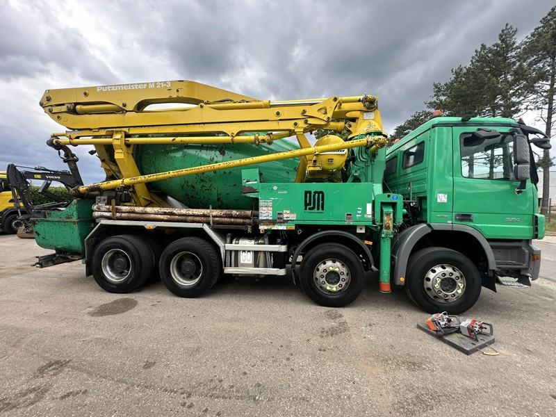 Camião betoneira Mercedes-Benz ACTROS 3241 8x4 PUMI PM M 21-3 (21m) Putzmeister - *238.000km* / 1586H - EPS - BLADVERING / NAAFREDUCTIE: foto 8 Camião betoneira Mercedes-Benz ACTROS 3241 8x4 PUMI PM M 21-3 (21m) Putzmeister - *238.000km* / 1586H - EPS - BLADVERING / NAAFREDUCTIE: foto 8
