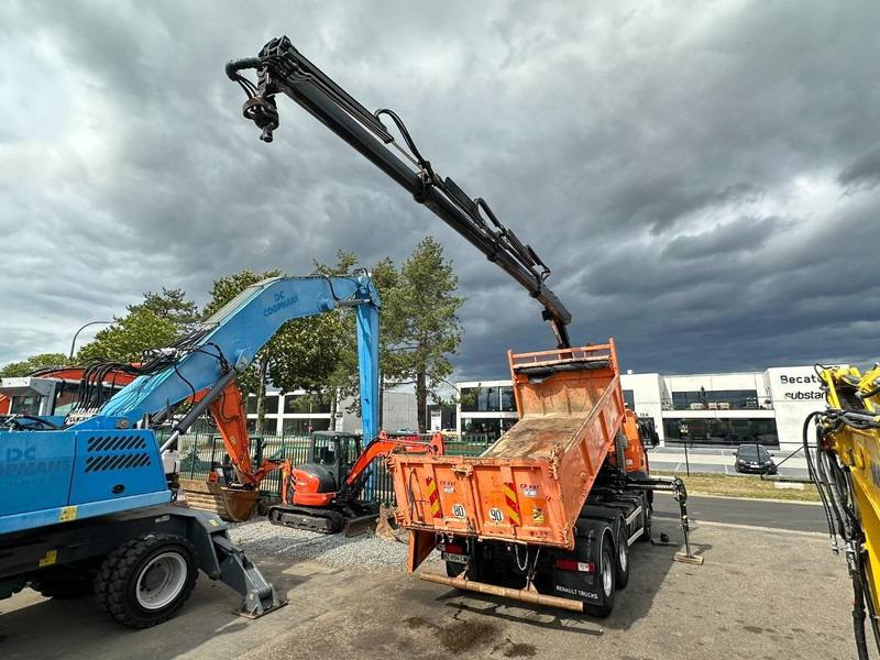 Renault KERAX 380 DXI 6x4 TIPPER + CRANE HIAB 144 B-3 - RADIO - *246.000km* - RETARDER - BORDMATIC - EURO 5 - Camião basculante, Camião grua: foto 5 Renault KERAX 380 DXI 6x4 TIPPER + CRANE HIAB 144 B-3 - RADIO - *246.000km* - RETARDER - BORDMATIC - EURO 5 - Camião basculante, Camião grua: foto 5