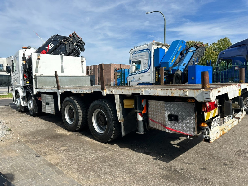 Scania 114C-380 8x4 + CRANE HIAB 700 E-5 - PLATFORM 6m80 + TWISTLOCKS - MANUAL - RETARDER - STEEL SPRING / BIG AXLE HUB REDUCTION - AP ACHSEN - Camião grua: foto 4 Scania 114C-380 8x4 + CRANE HIAB 700 E-5 - PLATFORM 6m80 + TWISTLOCKS - MANUAL - RETARDER - STEEL SPRING / BIG AXLE HUB REDUCTION - AP ACHSEN - Camião grua: foto 4