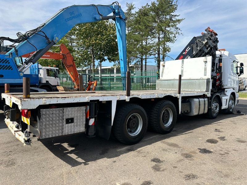 Scania 114C-380 8x4 + CRANE HIAB 700 E-5 - PLATFORM 6m80 + TWISTLOCKS - MANUAL - RETARDER - STEEL SPRING / BIG AXLE HUB REDUCTION - AP ACHSEN - Camião grua: foto 5 Scania 114C-380 8x4 + CRANE HIAB 700 E-5 - PLATFORM 6m80 + TWISTLOCKS - MANUAL - RETARDER - STEEL SPRING / BIG AXLE HUB REDUCTION - AP ACHSEN - Camião grua: foto 5
