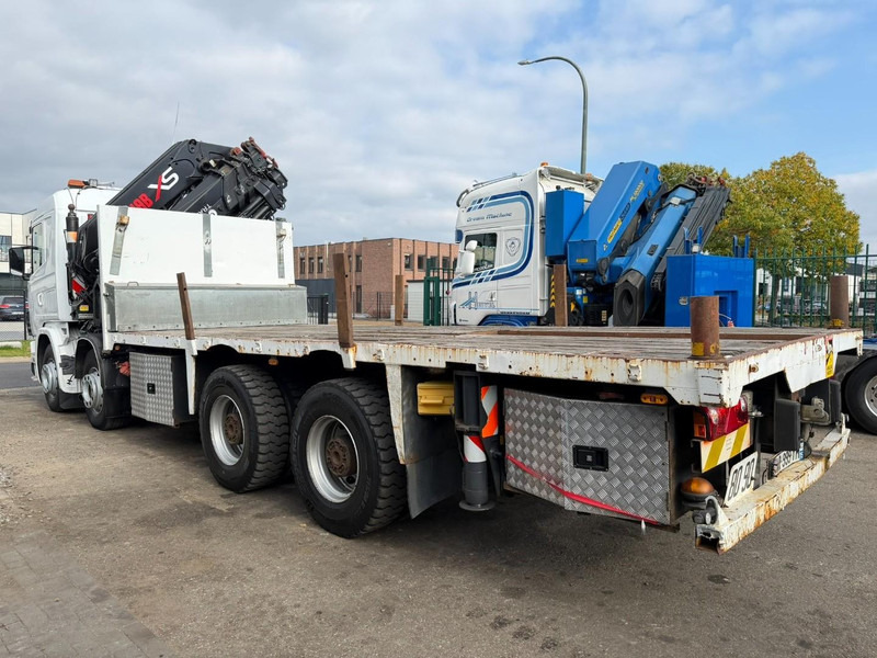 Scania 114C-380 8x4 PRITSCHE + KRAN HIAB 700 E-5 - PLATFORM 6m80 + TWISTLOCKS - MANUAL - RETARDER - STEEL SPRING / BIG AXLE HUB REDUCTION - AP ACHSEN - Camião de caixa aberta/ Plataforma, Camião grua: foto 5 Scania 114C-380 8x4 PRITSCHE + KRAN HIAB 700 E-5 - PLATFORM 6m80 + TWISTLOCKS - MANUAL - RETARDER - STEEL SPRING / BIG AXLE HUB REDUCTION - AP ACHSEN - Camião de caixa aberta/ Plataforma, Camião grua: foto 5